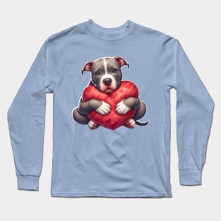 Pitbull Puppy Gifts Long Sleeve T-Shirt